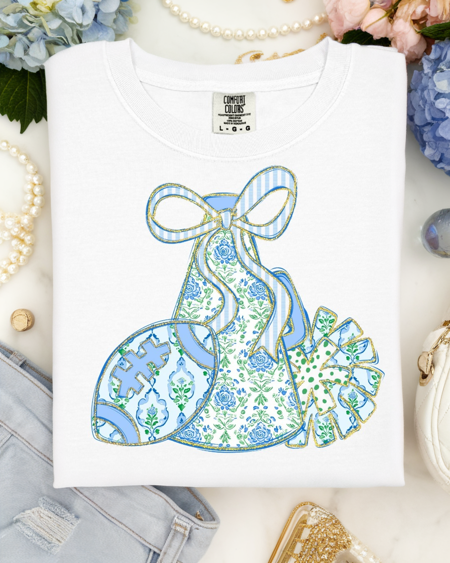 Floral Cheer Graphic Tee