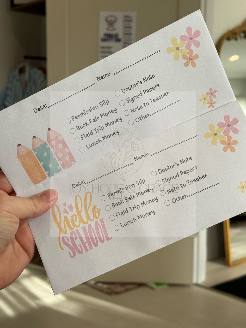 Custom School Envelopes
