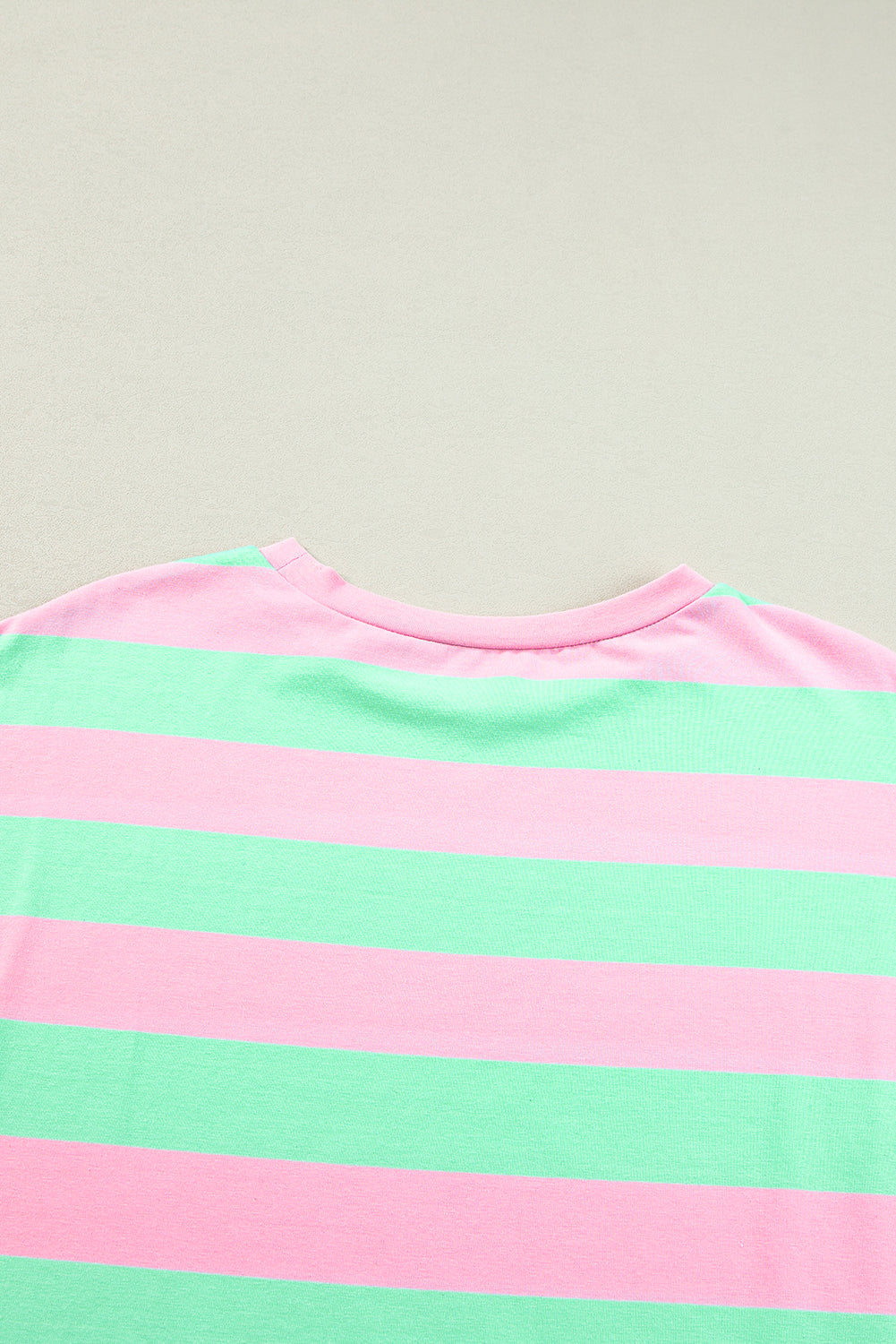 Pink Stripe Colorblock Top February.