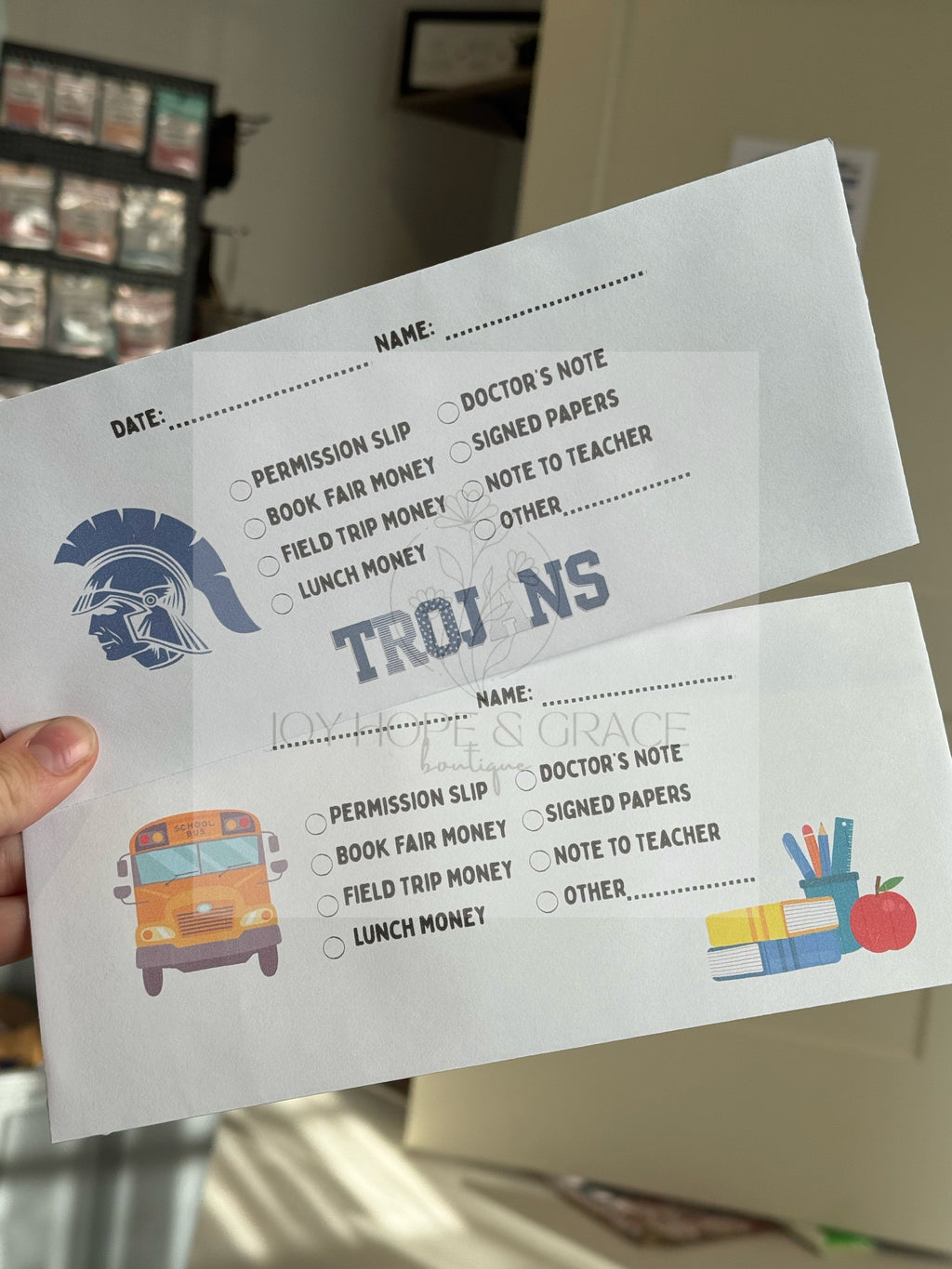 Custom School Envelopes