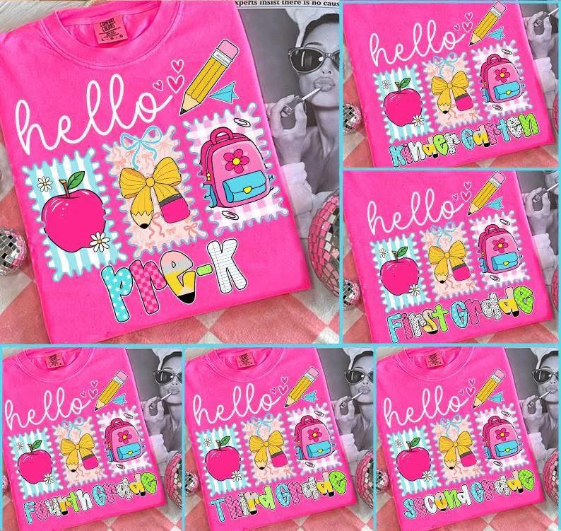 HELLO School Tees