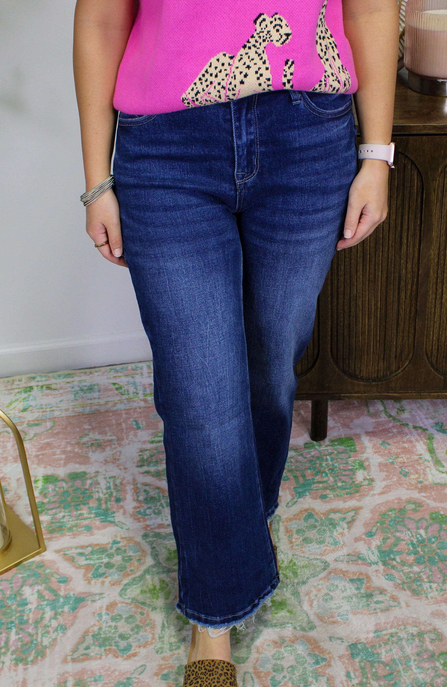 Dark Wide Leg Jeans LT