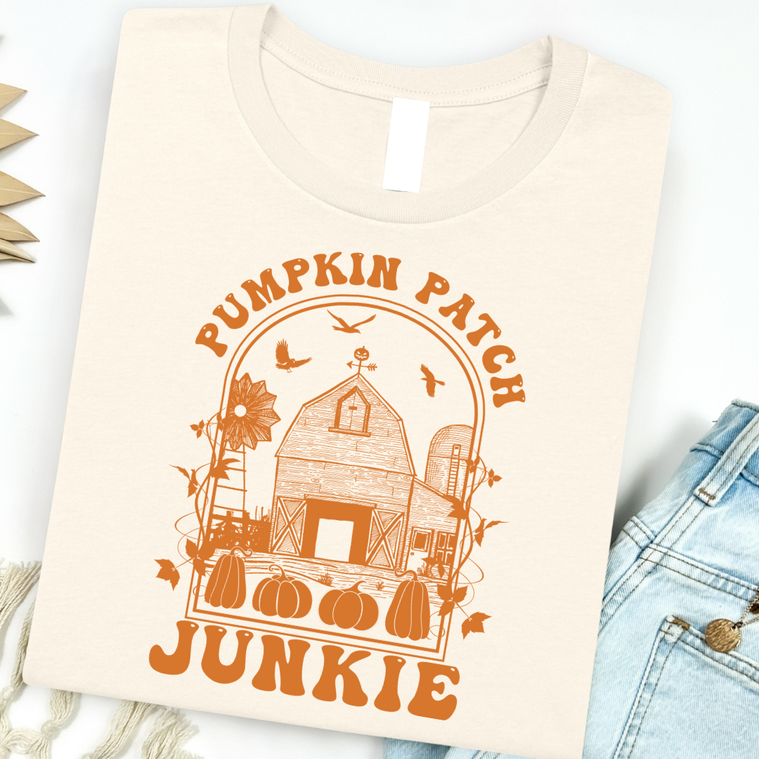 Pumpkin Patch Junkie Graphic Tee $8 Deal